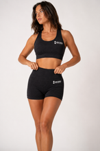Load image into Gallery viewer, MIDNIGHT SCULPT SPORTS BRA- CHARCOAL