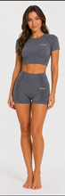 Load image into Gallery viewer, MIDNIGHT SCULPT SHORTS-GREY
