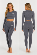 Load image into Gallery viewer, MIDNIGHT SCULPT LEGGINGS-GREY
