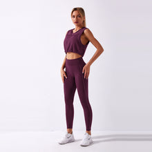 Load image into Gallery viewer, ECLIPSE LEGGINGS- Burgundy
