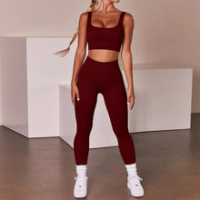 Load image into Gallery viewer, BE U LEGGINGS-Burgundy
