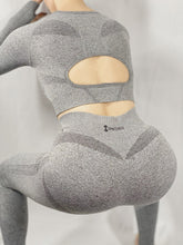 Load image into Gallery viewer, DOUBLE DOWN LEGGINGS- DARK GREY
