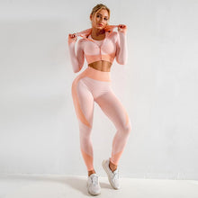 Load image into Gallery viewer, TRIPLE THREAT SPORTS TOP- ORANGE/PINK
